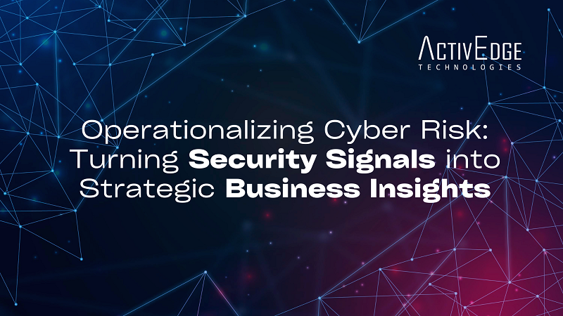 Intelligent Cyber Operations & Risk Visibility