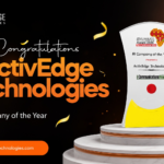 ActivEdge Technologies receiving AI Company of the Year award at Nigeria Communications Week 2026