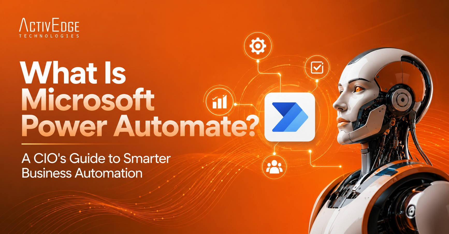 Microsoft Power Automate dashboard showing automated business workflow connections across enterprise apps